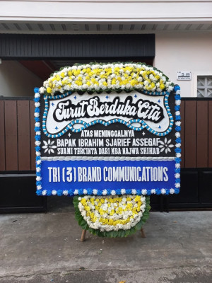 Papan Bunga Duka di Limo